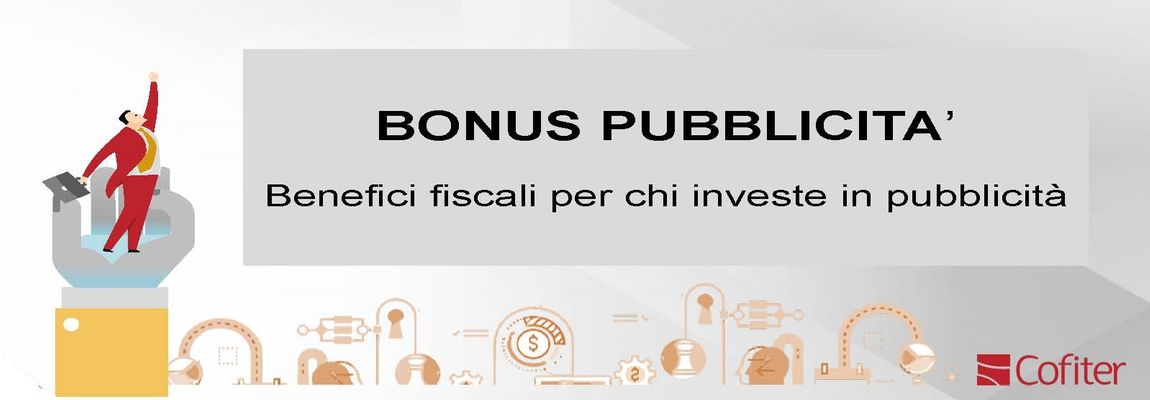 Credito d'imposta su investimenti pubblicitari