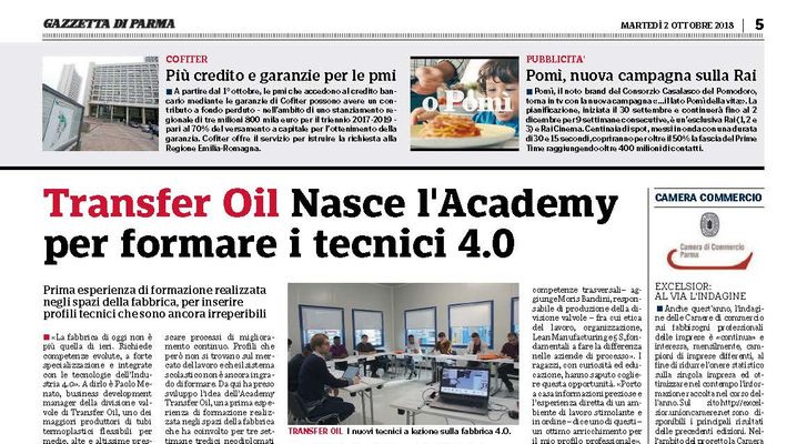 Più credito e garanzie per le pmi - Gazzetta di Parma