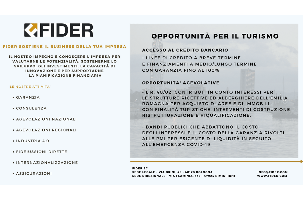 Opportunità turismo