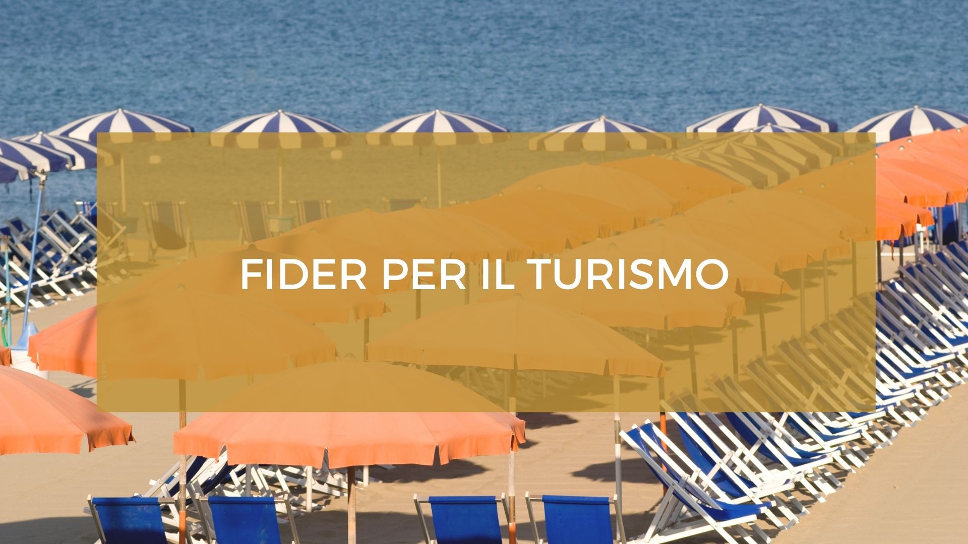 Fider per il turismo