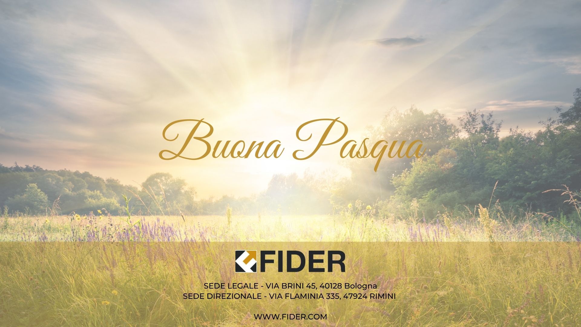 Fider augura buona Pasqua