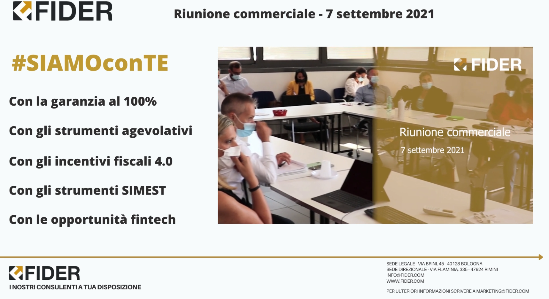 riunione commerciale