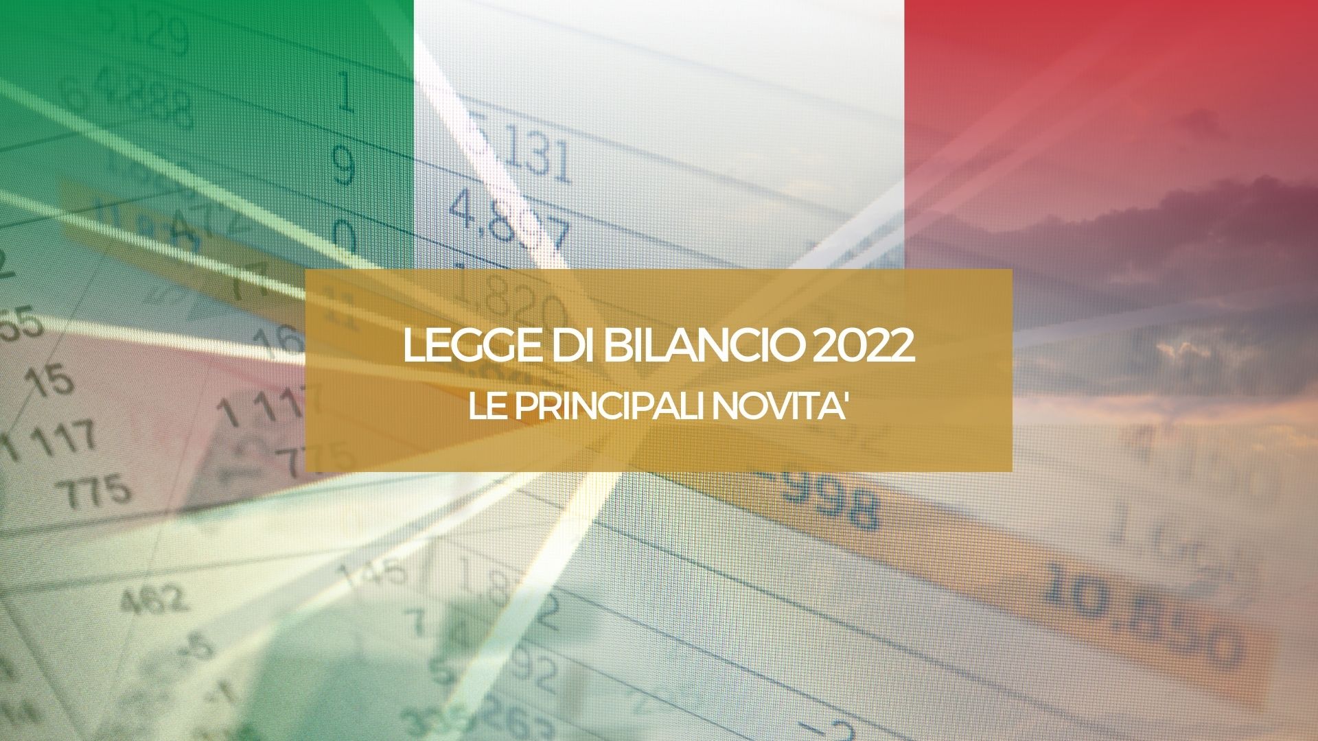 LEGGE DI BILANCIO 2022