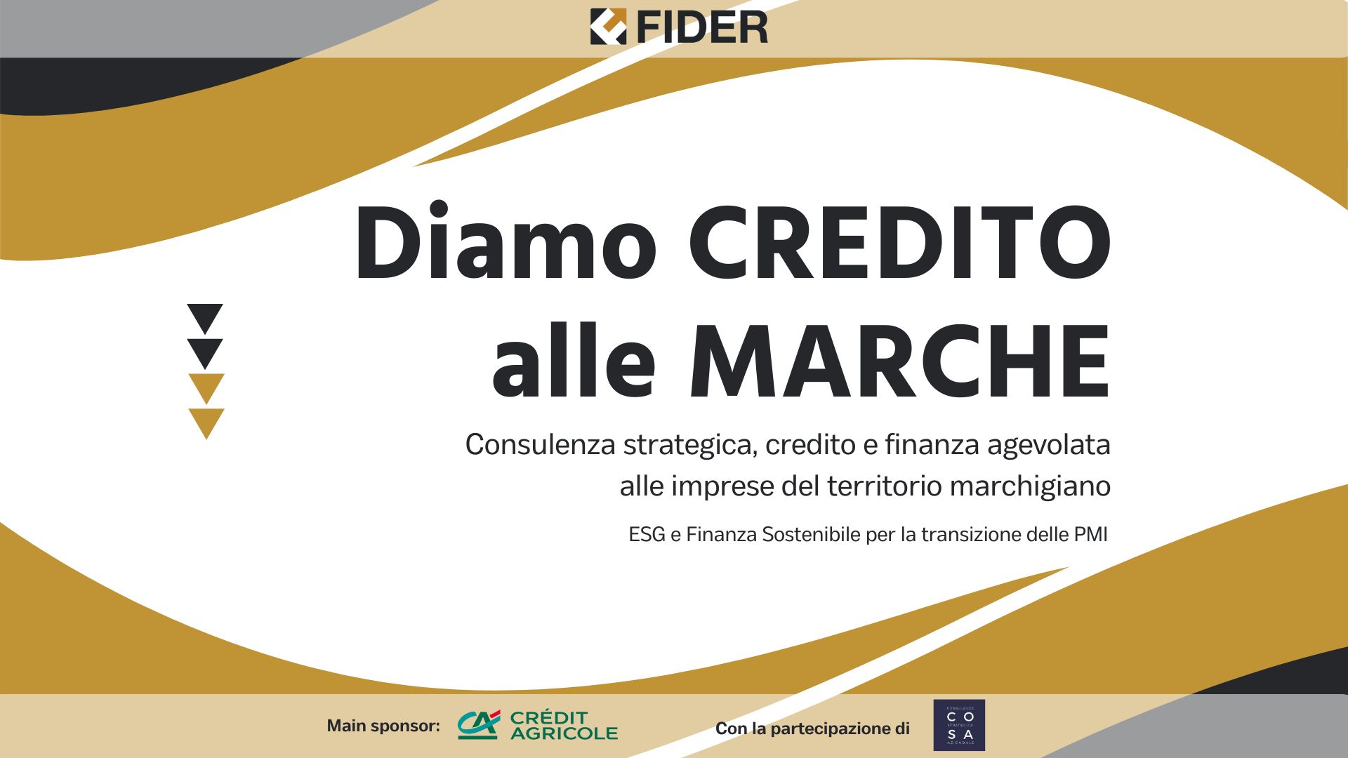 Convegno Fider: "Diamo Credito alle Marche" - La rassegna stampa