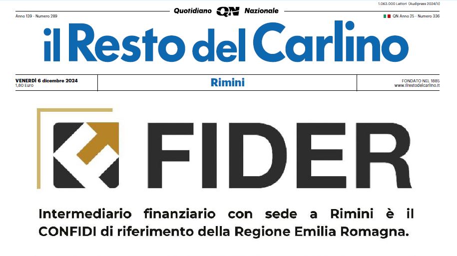 Fider su Il Resto del Carlino
